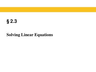 § 2.3