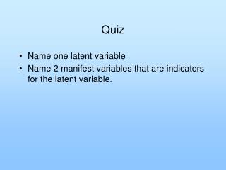 Quiz