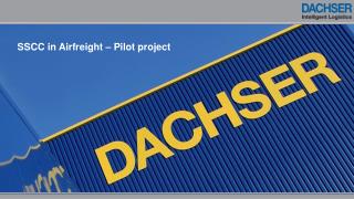 SSCC in Airfreight – Pilot project
