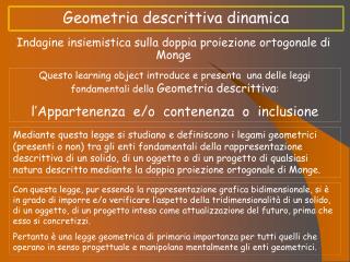 Geometria descrittiva dinamica