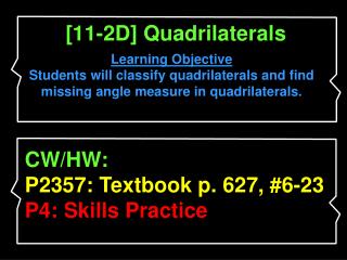 [11-2D] Quadrilaterals