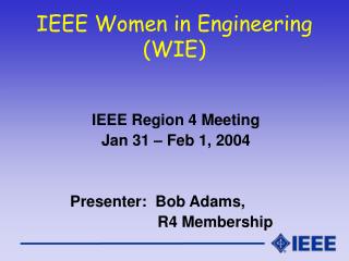 IEEE Women in Engineering (WIE)