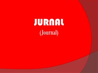 JURNAL (Journal)