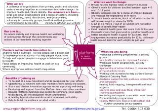 regionalplatform.uk platform@emcouncils.uk Tel. 01664 502 630