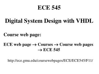 Course web page: