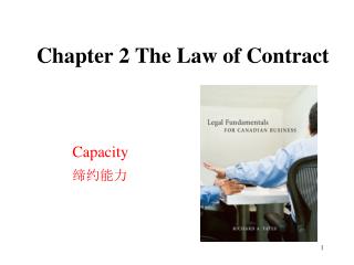 Chapter 2 The Law of Contract