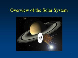 Overview of the Solar System