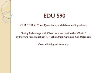EDU 590