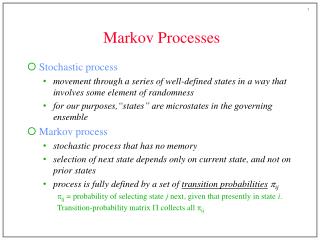 Markov Processes