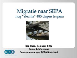 Migratie naar SEPA nog “slechts” 485 dagen te gaan