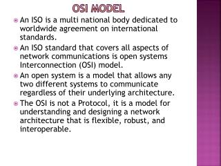 OSI MODEL