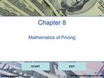 Mathematics of Pricing