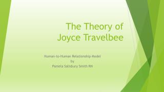 The Theory of Joyce Travelbee