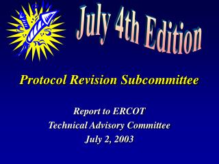 Protocol Revision Subcommittee