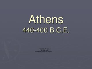 Athens 440-400 B.C.E.