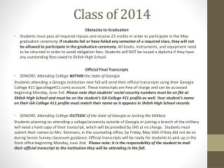 Class of 2014