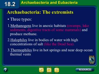 Section 18.2 Summary – pages 484-495