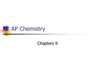 AP Chemistry