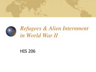 Refugees &amp; Alien Internment in World War II