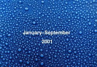 January–September 2001