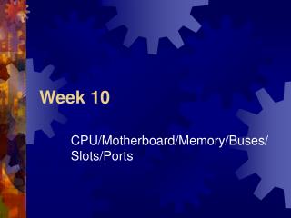 Week 10