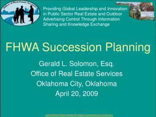 FHWA Succession Planning
