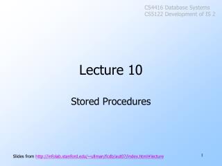 Lecture 10