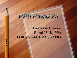 PPh Pasal 23