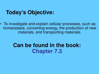 2.1 Section Objectives – page 35