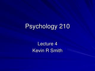 Psychology 210