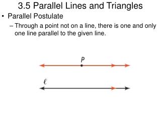 3.5 Parallel Lines and Triangles