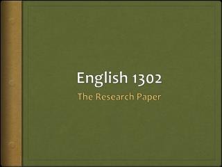 English 1302