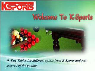 Pool And Table Tennis Tables For Sale