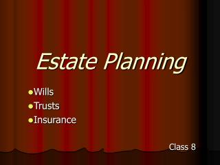 Estate Planning