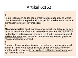 Artikel 6:162