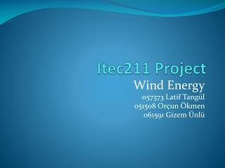 Itec211 Project