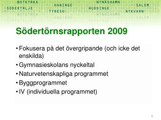 Södertörnsrapporten 2009