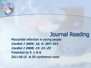 journal reading presentation ppt powerpoint