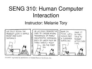 SENG 310: Human Computer Interaction