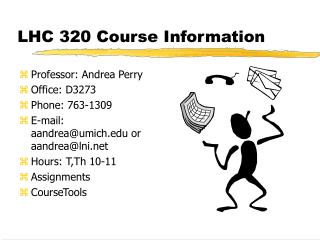 LHC 320 Course Information