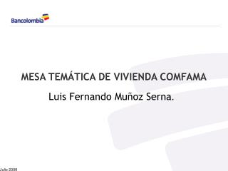 MESA TEMÁTICA DE VIVIENDA COMFAMA