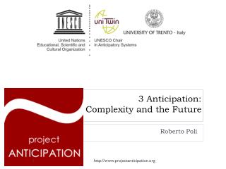 3 Anticipation: Complexity and the Future