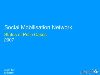 Status of Polio Cases 2007