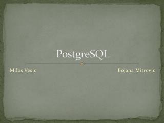 PostgreSQL