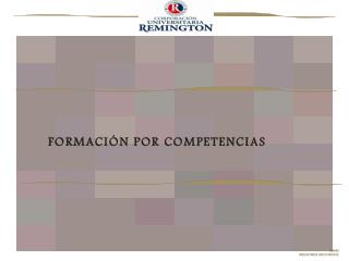 FORMACIÓN POR COMPETENCIAS
