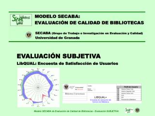 EVALUACIÓN SUBJETIVA LibQUAL: Encuesta de Satisfacción de Usuarios