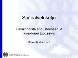 Sääpalveluketju