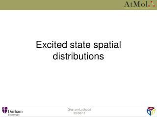 Excited state spatial distributions