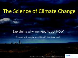 The Science of Climate Change