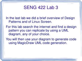 SENG 422 Lab 3